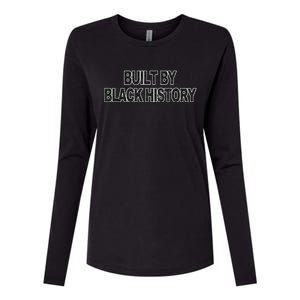 Built By Black History Womens Cotton Relaxed Long Sleeve T-Shirt