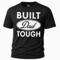 Built Dad Tough Car Logo Cooling Performance Crew T-Shirt