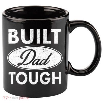 Built Dad Tough Car Logo 11oz C Handle Ceramic Mug