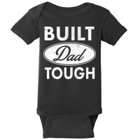 Built Dad Tough Car Logo Baby Bodysuit