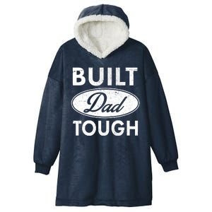 Built Dad Tough Car Logo Hooded Wearable Blanket