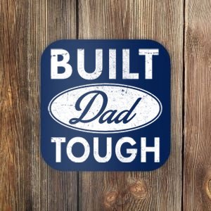 Built Dad Tough Car Logo Coaster