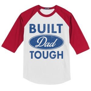 Built Dad Tough Car Logo Kids Colorblock Raglan Jersey