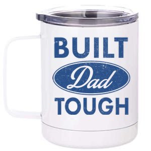 Built Dad Tough Car Logo 12 oz Stainless Steel Tumbler Cup