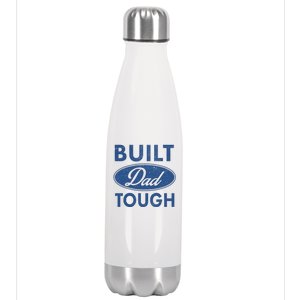 Built Dad Tough Car Logo Stainless Steel Insulated Water Bottle