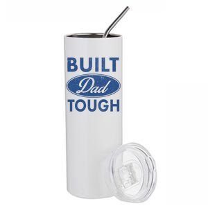 Built Dad Tough Car Logo Stainless Steel Tumbler