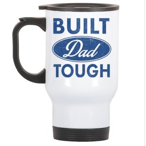 Built Dad Tough Car Logo Stainless Steel Travel Mug