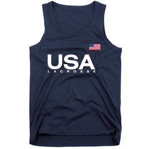 Big Usa Lacrosse Flag Gift Tank Top