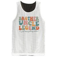 Brother Uncle Legend I Just Keep Getting Better Mesh Reversible Basketball Jersey Tank