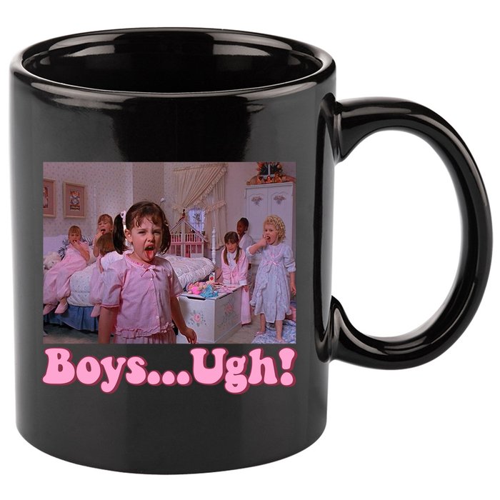 Boy Ugh Little Rascals Valentine 11oz C Handle Ceramic Mug