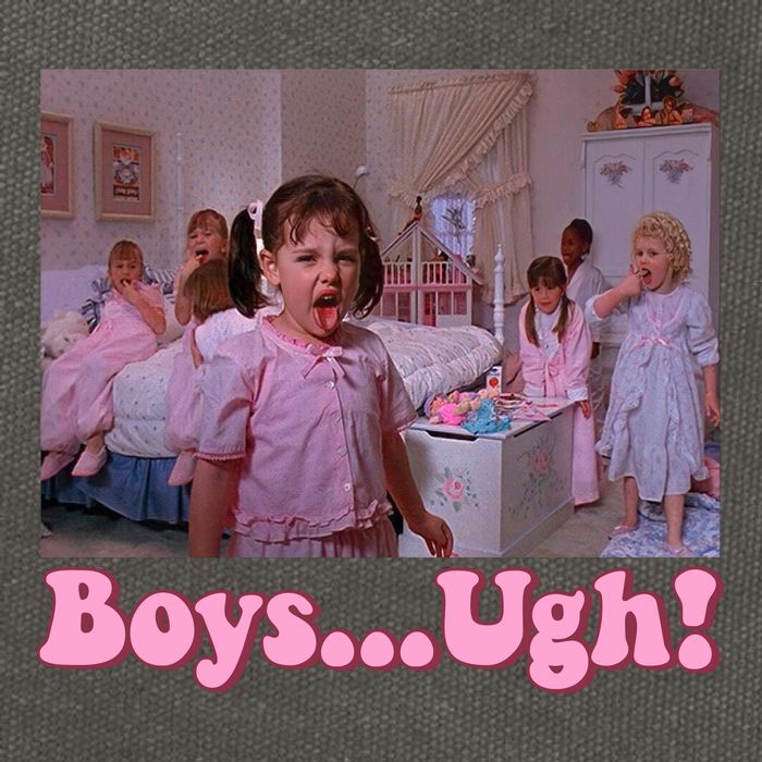 Boy Ugh Little Rascals Valentine Cotton Canvas Backpack