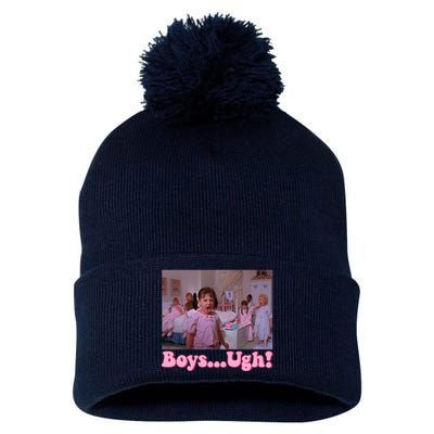 Boy Ugh Little Rascals Valentine Pom Pom 12in Knit Beanie