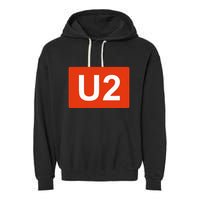 Berlin Ubahn Line Souvenir Keepsake Garment-Dyed Fleece Hoodie