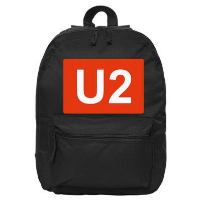 Berlin Ubahn Line Souvenir Keepsake 16 in Basic Backpack