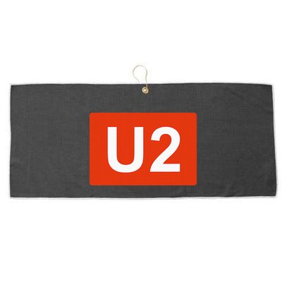 Berlin Ubahn Line Souvenir Keepsake Large Microfiber Waffle Golf Towel