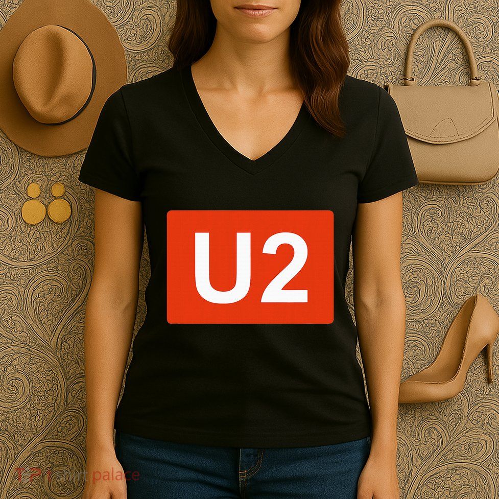 Berlin Ubahn Line Souvenir Keepsake Women's V-Neck T-Shirt