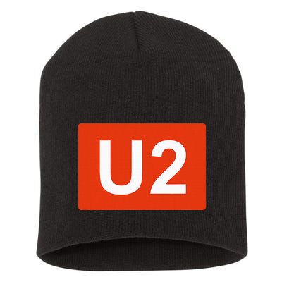Berlin Ubahn Line Souvenir Keepsake Short Acrylic Beanie
