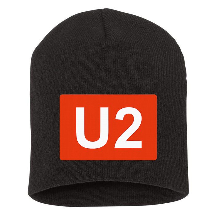 Berlin Ubahn Line Souvenir Keepsake Short Acrylic Beanie