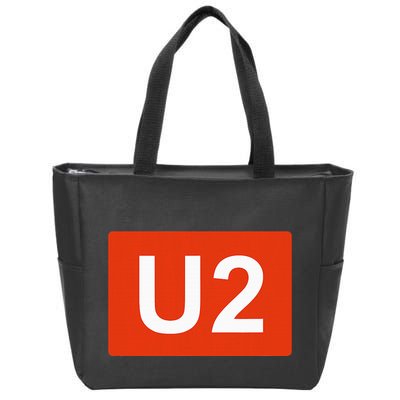 Berlin Ubahn Line Souvenir Keepsake Zip Tote Bag