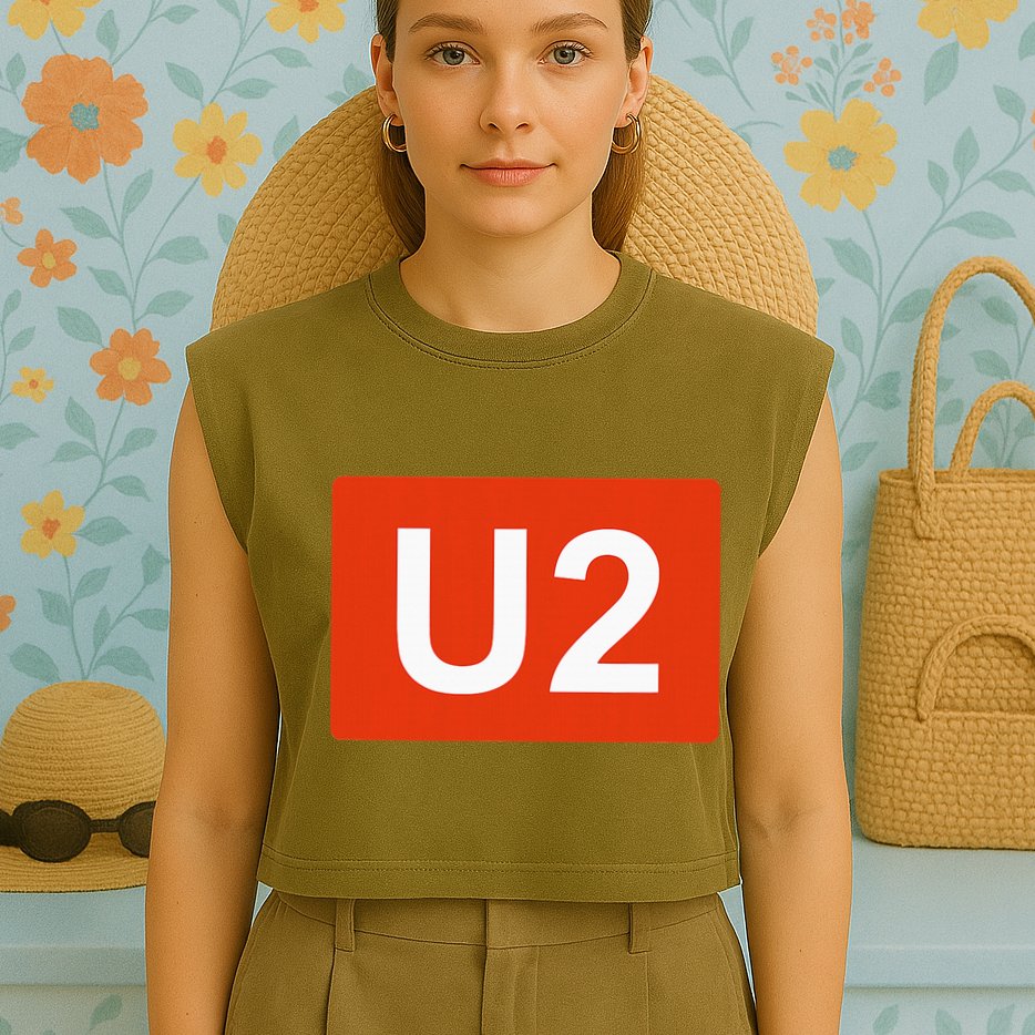 Berlin Ubahn Line Souvenir Keepsake Garment-Dyed Women's Muscle Tee