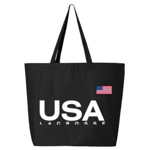 Big Usa Lacrosse Flag Gift 25L Jumbo Tote