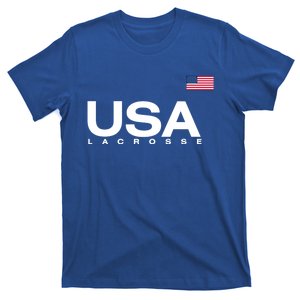 Big Usa Lacrosse Flag Gift T-Shirt