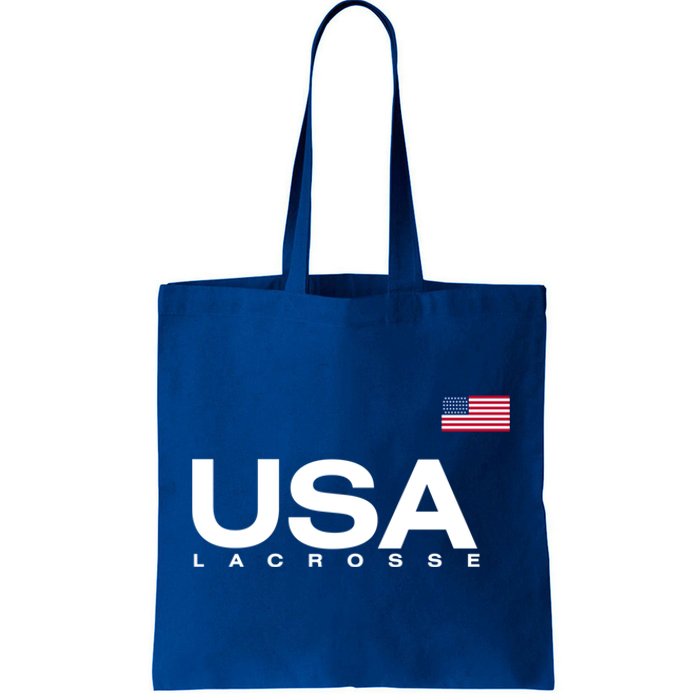 Big Usa Lacrosse Flag Gift Tote Bag