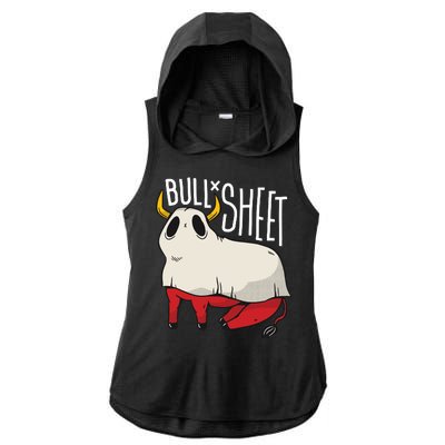 Bull Sheet Ladies PosiCharge Tri-Blend Wicking Draft Hoodie Tank