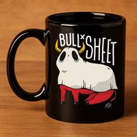 Bull Sheet 11oz C Handle Ceramic Mug