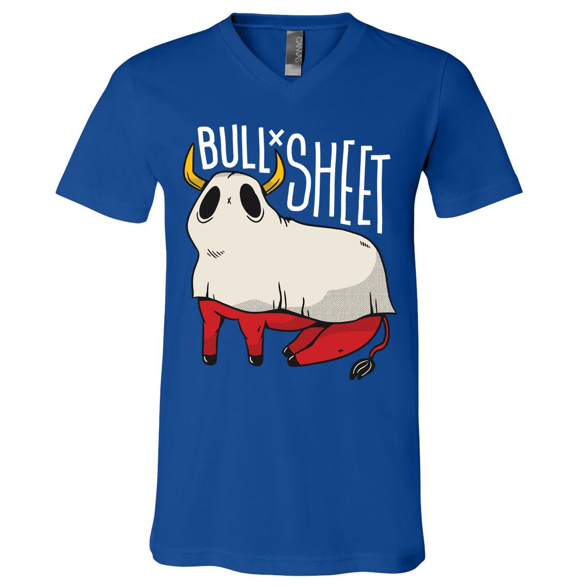 Bull Sheet V-Neck T-Shirt