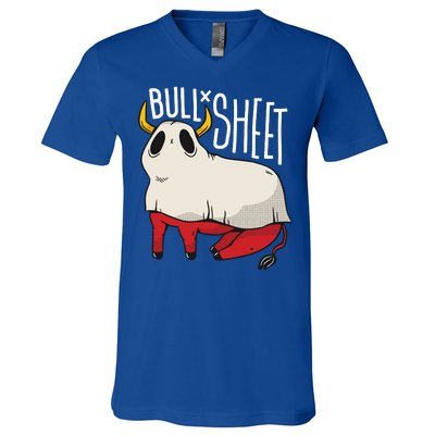 Bull Sheet V-Neck T-Shirt