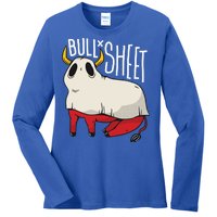 Bull Sheet Ladies Long Sleeve Shirt