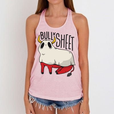 Bull Sheet Women's Knotted Racerback Tank