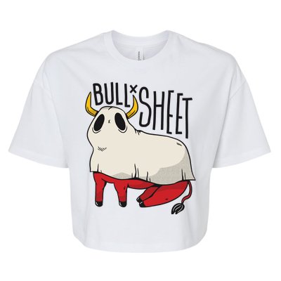 Bull Sheet Bella+Canvas Jersey Crop Tee