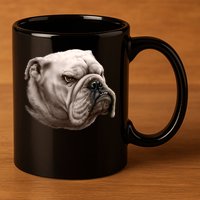 Bulldog 11oz C Handle Ceramic Mug