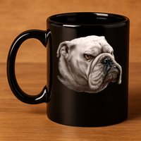 Bulldog 11oz C Handle Ceramic Mug