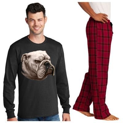 Bulldog Long Sleeve Pajama Set