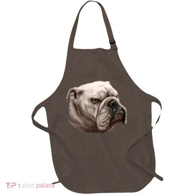 Bulldog Full-Length Apron With Pockets