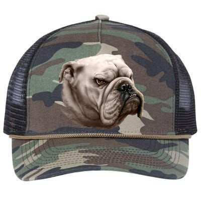 Bulldog Retro Rope Trucker Hat Cap