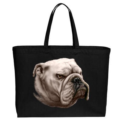 Bulldog Cotton Canvas Jumbo Tote