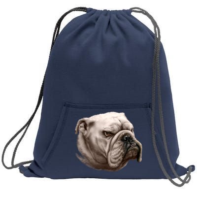 Bulldog Sweatshirt Cinch Pack Bag