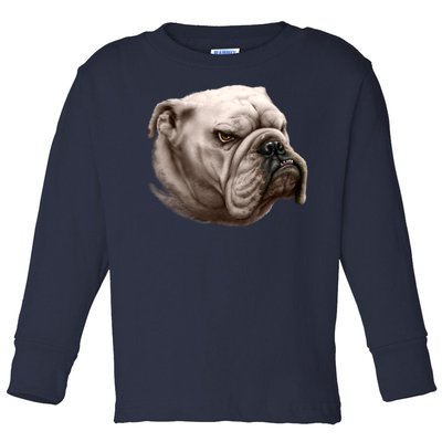 Bulldog Toddler Long Sleeve Shirt