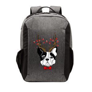 Bulldog Deer Antlers Vector Backpack