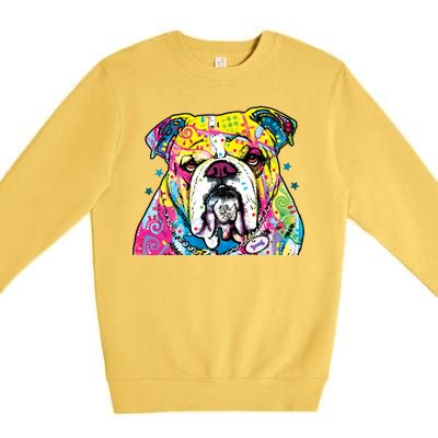 Bulldog Dog Dean Russo Premium Crewneck Sweatshirt