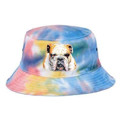 Bulldog Face Front Tie Dye Newport Bucket Hat