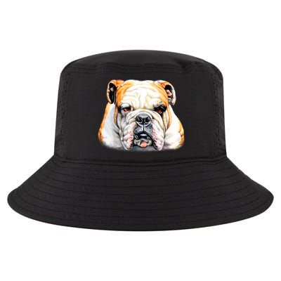 Bulldog Face Front Cool Comfort Performance Bucket Hat