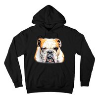 Bulldog Face Front Hoodie