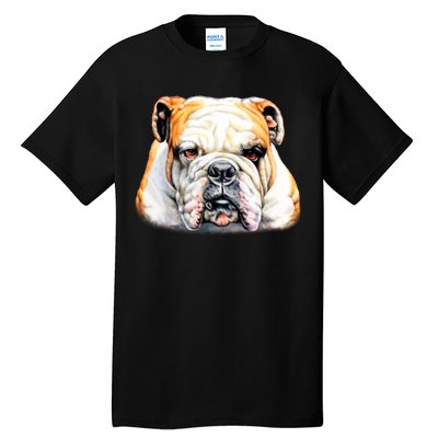 Bulldog Face Front Tall T-Shirt