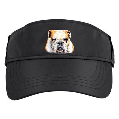Bulldog Face Front Adult Drive Performance Visor