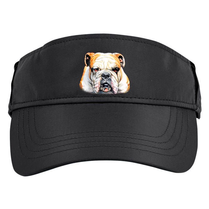 Bulldog Face Front Adult Drive Performance Visor